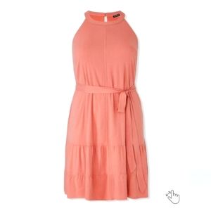 Torrid mini woven tiered dress